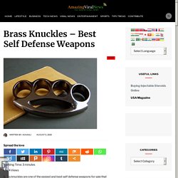 Brass Knuckles – Best Self Defense Weapons