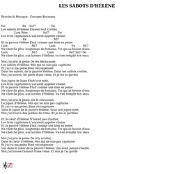Les sabots d'Helene