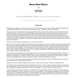 Brave New World by Aldous Huxley (etext)