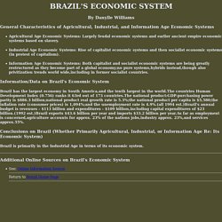 Brazil's Economic System