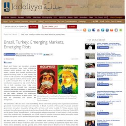 Brazil, Turkey: Emerging Markets, Emerging Riots