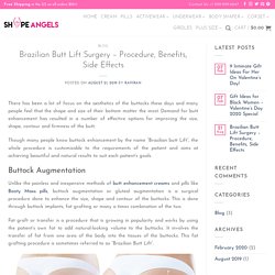 Brazilian Butt Lift Surgery – Procedure, Benefit, Side Effect