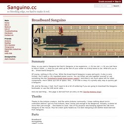 Breadboard Sanguino