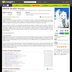 Break Blade Manga - Read Break Blade Manga Online for Free at Manga Fox
