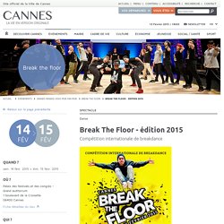 Cannes - Break the floor