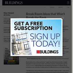 Break Room Ideas that Won’t Break the Bank