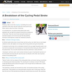 Cycling Pedal Stroke