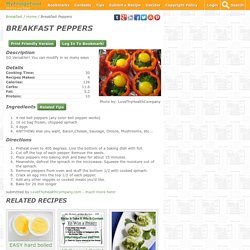 Breakfast Peppers