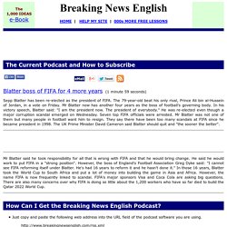 Breaking News English ESL Podcasts: Easier English Listening