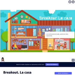 Plantilla Genially reutilizable - Breakout. La casa by @nsuamar