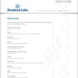Breakout Labs: Resources