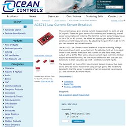 ACS712 Low Current Sensor Breakout