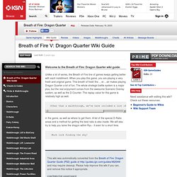 Breath of Fire: Dragon Quarter Wiki Guide & Walkthrough