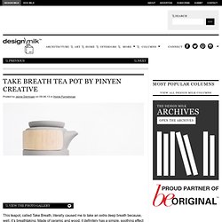 Take Breath Tea Pot by Pinyen Creative