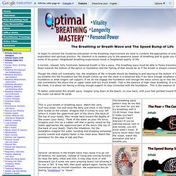 Breath Wave and the Speedbump of Life