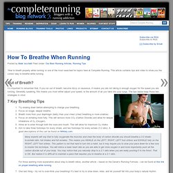 How To Breathe When Running