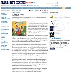 How To Breathe When Running at Runner's World.com