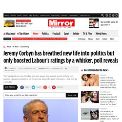 Jeremy Corbyn has breathed new life into politics but only boosted Labour's ratings by a whisker, poll reveals
