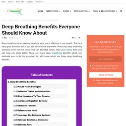 Deep Breathing Benefits Everyone Should Know About - 101YogaStudio