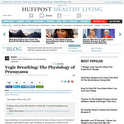 Yogic Breathing: The Physiology of Pranayama 