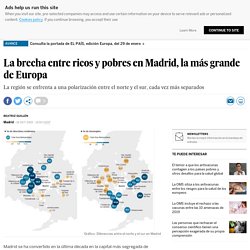 La brecha entre ricos y pobres en Madrid, la más grande de Europa