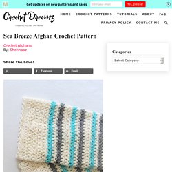 Sea Breeze Afghan Crochet Pattern