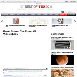 Brene Brown: The Power Of Vulnerability