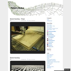 brenthuntley « Pattern Redux