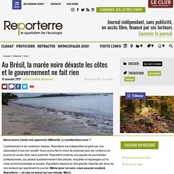 Au Brésil, la marée noire dévaste les côtes et le gouvernement ne fait rien