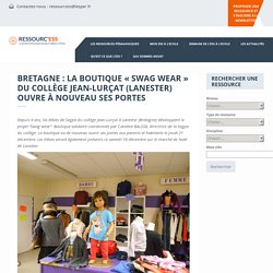 Bretagne : la boutique « Swag wear » du collège Jean-Lurçat (Lanester) ouvre à nouveau ses portes