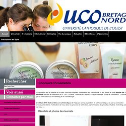 UCO Bretagne Nord - Concours U'cosmetics