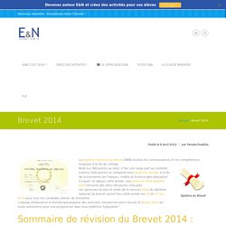 Brevet 2014 - Education