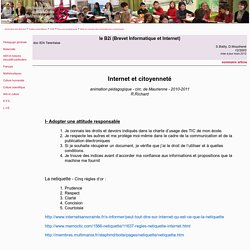 le B2i (Brevet Informatique et Internet) -