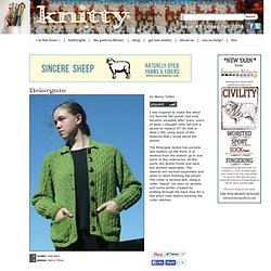 Briargate jacket : Knitty.com - Deep Fall 2014