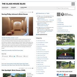 Search Results brick house « The Philip Johnson Glass House Blog