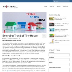Emerging Trend of Tiny House
