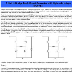 A Half Bridge Buck Boost Converter with high side N-type MOSFET