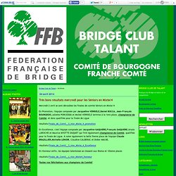 Bridge Club de Talant - Page 1 - Bridge Club de Talant