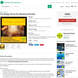 The Bridge Home Pre-Reading Activities by Making ELA Matter