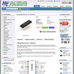 Texas Instruments H-Bridge Motor Driver 1A - SN754410