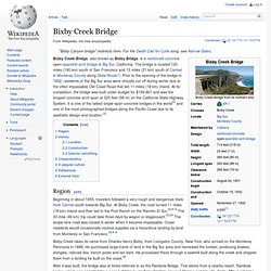 Bixby Creek Bridge