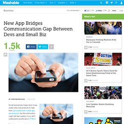 New App Bridges Communication Gap Between Devs and Small Biz