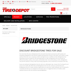 Bridgestone Tires For Sale