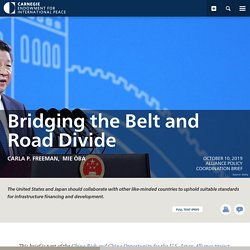 Bridging the Belt and Road Divide