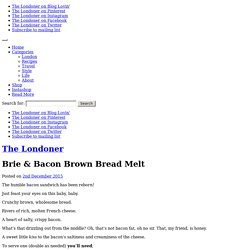 Brie & Bacon Brown Bread Melt