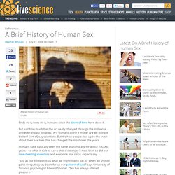 A Brief History of Human Sex
