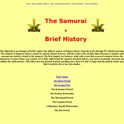 Brief History of the Samurai