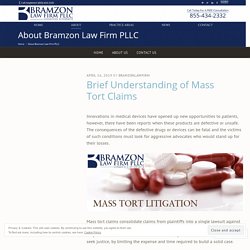 Brief Understanding of Mass Tort Claims