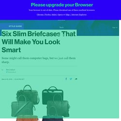 Best Slim Briefcases for Men: Computer, Laptop, Document Holders
