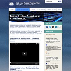 Issues Briefing: Reporting on Cyber-Security